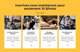 Inscrivez-Vous Maintenant Pour Seulement 10 $ - Glisser-Déposer Un Modèle De Page