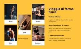 Il Costruttore Di Siti Web Più Creativo Per Fitness Illimitato, Yoga