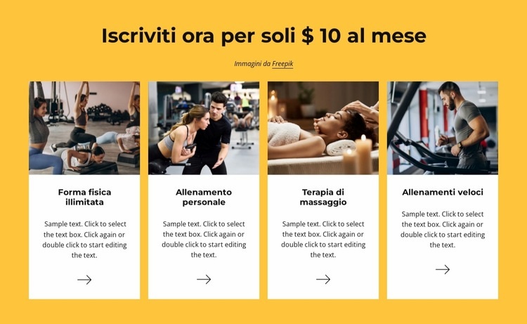 Iscriviti ora per soli $ 10 Costruttore di siti web HTML