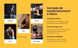 Construtor De Sites Mais Criativo Para Fitness Ilimitado, Ioga