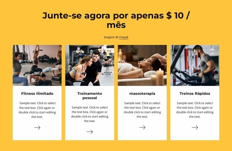 Junte-se agora por apenas $ 10 Design do site