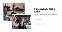 Crie Seu Próprio Site Para Personal Training E Aulas Em Grupo