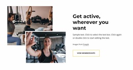 Personal Training And Group Classes - Customizable Professional Design