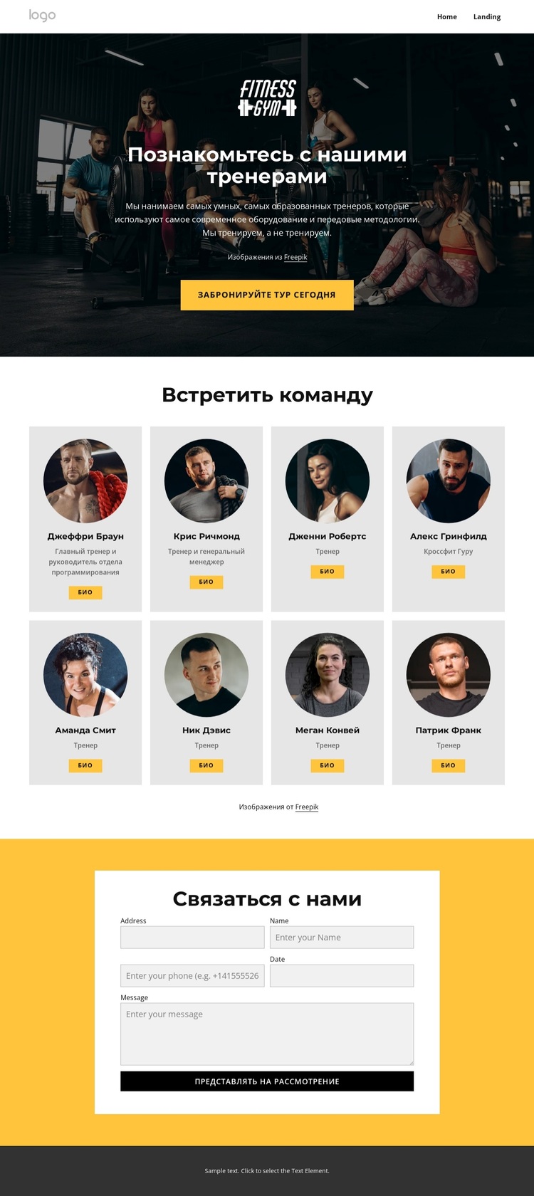 Познакомьтесь с нашими тренерами WordPress тема