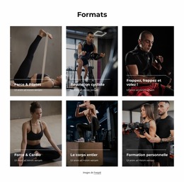 Fitness Illimité, Yoga, Natation, Boxe - Inspiration De Modèles Joomla