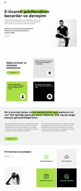 Kolaylaştır - Kişisel Web Sitesi Şablonu