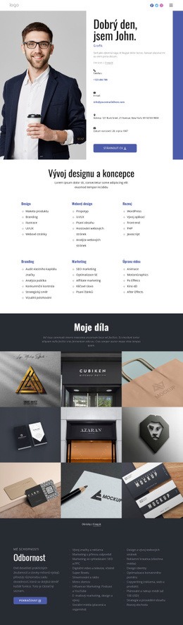 Koncepční Design – Inspirace Motivem WordPress