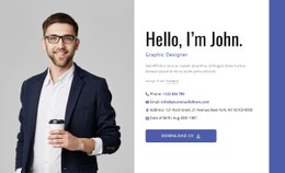 I Create Amazing Websites Flexbox Template