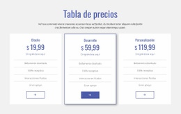 Tabla De Precios Limpia