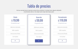 Tabla De Precios Limpia