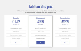 Thème WordPress Gratuit Pour Tableau Des Prix Propre