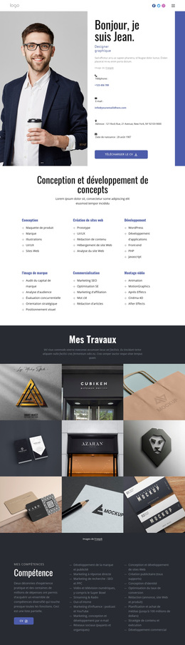 Design Conceptuel - Inspiration Du Thème WordPress