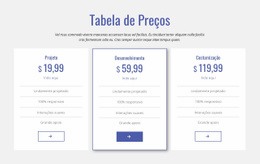 Limpar Tabela De Preços -Maquete De Site Pronta Para Usar