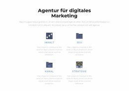 Site-Design Für Modernes Marketing