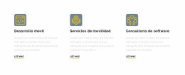 Diseño Web Gratuito Para Iconos De Colores