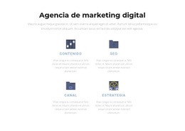 Marketing Moderno Maqueta De Sitio Web