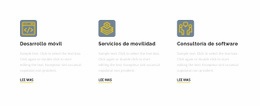 Tema HTML5 Para Iconos De Colores