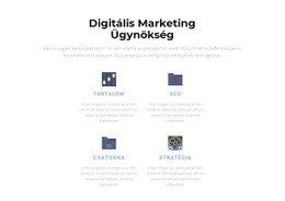 Modern Marketing – Személyes Sablon