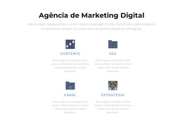 Marketing Moderno - Lindo Modelo De Coleção De Cores