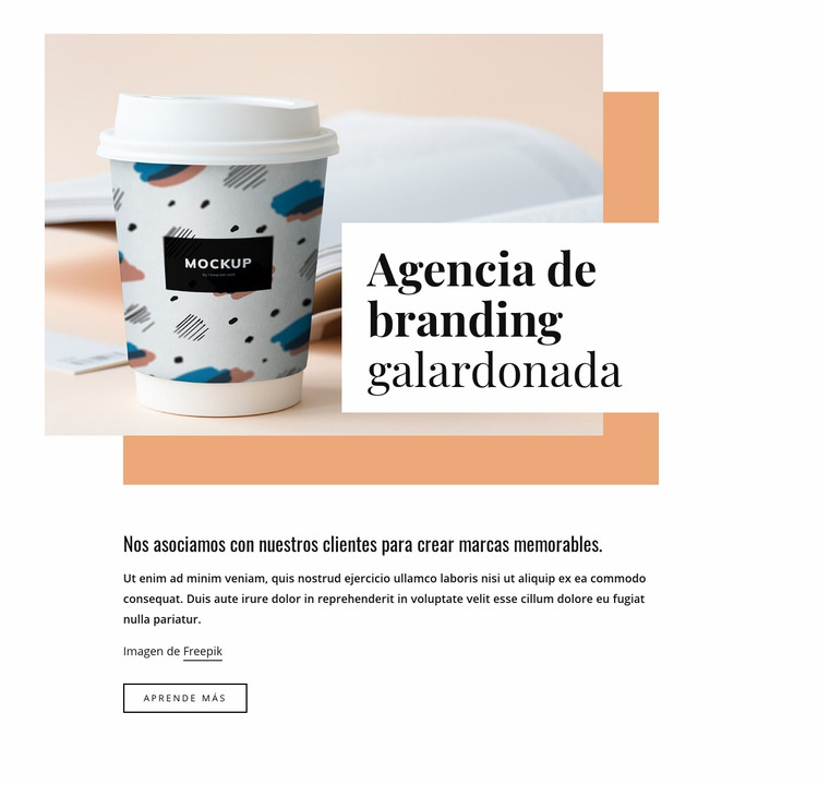 Diseño de marca y packaging Plantilla Joomla