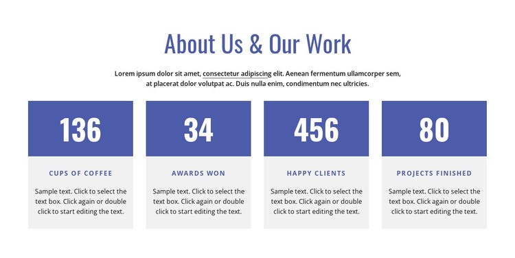 About our firm Homepage Design