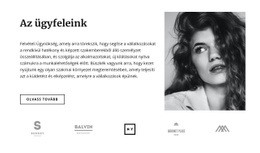 Kedvenc Ügyfeleink - HTML Kódsablon