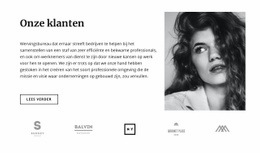 Onze Favoriete Klanten - Bootstrap-Sjabloon Van Één Pagina