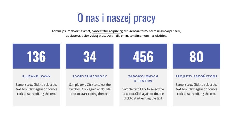 O naszej firmie Projekt strony internetowej