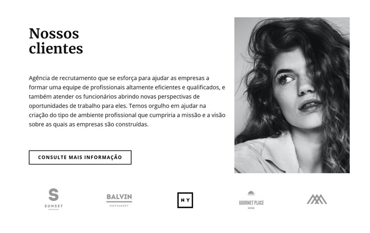 Nossos clientes favoritos Landing Page