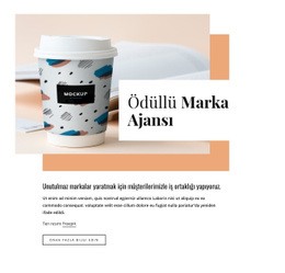 Marka Ve Ambalaj Tasarımı - Tek Sayfalık Şablonu Ücretsiz Indirin