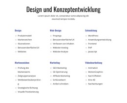Vorlagendemo Für Design- Und Konzeptentwicklung