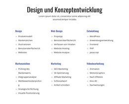 Design- Und Konzeptentwicklung – Vielseitiges WordPress-Theme