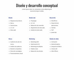 Diseño Y Desarrollo De Conceptos: Maqueta De Sitio Web Profesional Personalizable
