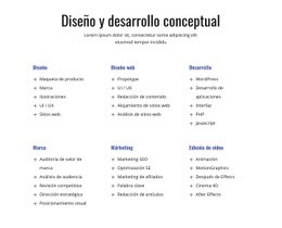 Diseño Y Desarrollo De Conceptos - Plantilla Personalizable
