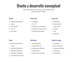 Diseño Y Desarrollo De Conceptos - Descarga De Plantilla De Sitio Web