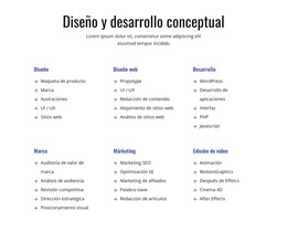 Diseño Y Desarrollo De Conceptos - Tema De WordPress Multipropósito