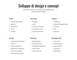 Sviluppo Del Design E Del Concetto - Tema WordPress Multiuso