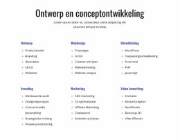Ontwerp En Conceptontwikkeling - Responsief Websiteontwerp