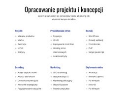 Opracowanie Projektu I Koncepcji - Responsywny Projekt Strony Internetowej