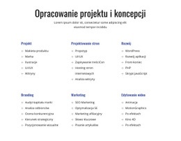 Opracowanie Projektu I Koncepcji – Konfigurowalny Szablon
