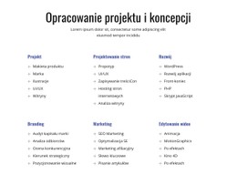 Demo Szablonu Dla Opracowanie Projektu I Koncepcji