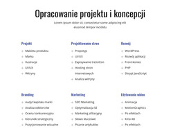 Opracowanie Projektu I Koncepcji - Pobranie Szablonu Strony Internetowej
