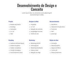 Demonstração De Modelo Para Desenvolvimento De Design E Conceito