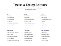 Tasarım Ve Konsept Geliştirme - Duyarlı Web Sitesi Tasarımı