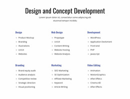 Build Your Own Website For Design And Concept Development