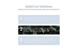 Three Main Steps CSS Template