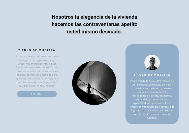 Sobre nuestros principios de trabajo Plantilla de sitio web