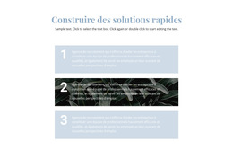 Inspiration De Site Web Pour Trois Étapes Principales