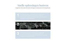 Drie Hoofdstappen: - Websitebouwer