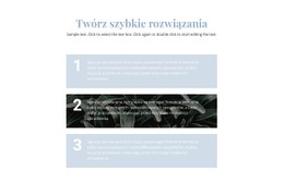 Trzy Główne Kroki Szablon Formularza CSS